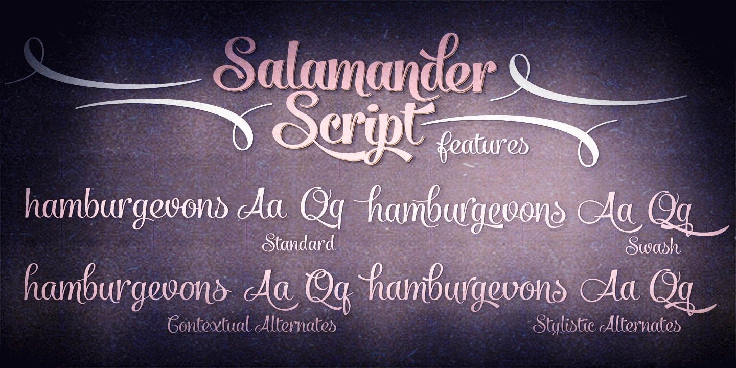 Example font Salamander #2